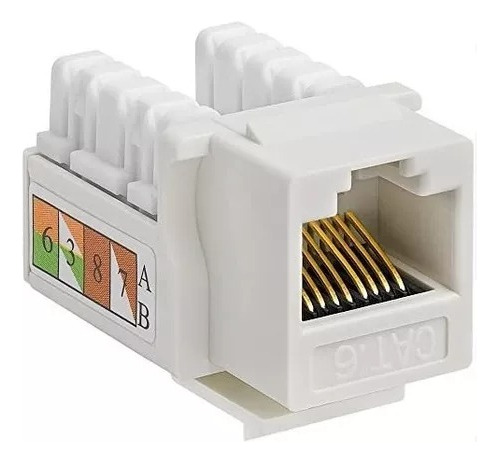 Jack Coupler Rj45 Tipo Keystone Cat6