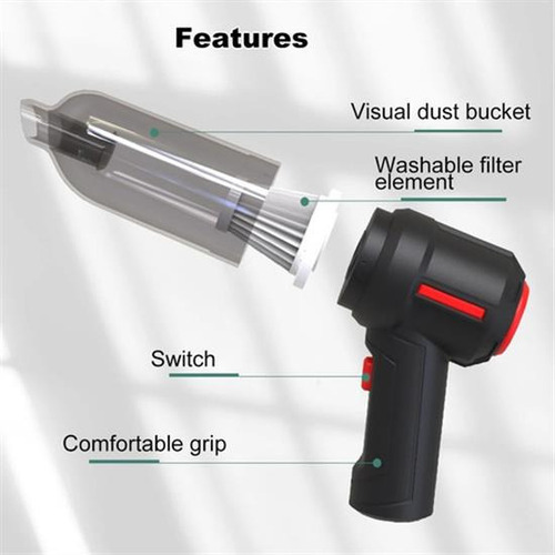 Aspirador Portátil Recargable Para Usb