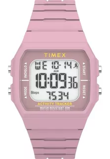 Reloj Timex Timex Activity & Step Tracker Pink - Tw5m55800 Color de la malla Rosa pálido Color del bisel Rosa pálido Color del fondo Gris