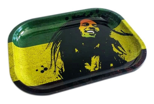 Bandeja Metalica Bob Marley 