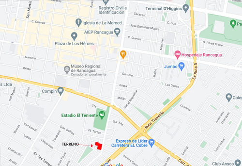 Imagen 2 de 7 de Terreno Centro Rancagua/ Anteproyecto Aprobado