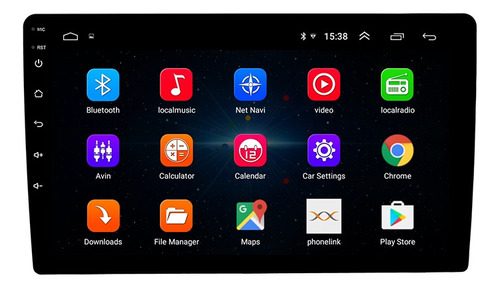 Radio Magnus Android 9 Pulgadas 2 Din Gold Carplay Oled 4k