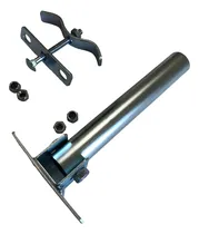 Comprar Presilha Canote P Prender Banco Mobilete Bagageiro Bicicleta Cor Prateado GTX Kit Mobilete