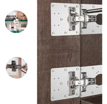 Comprar Placas Metálicas Para Reparación De Bisagras Set X2