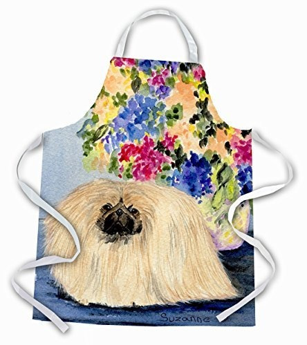 Caroline's Treasures Ss8315apron Delantal Pequinés, Grande, 