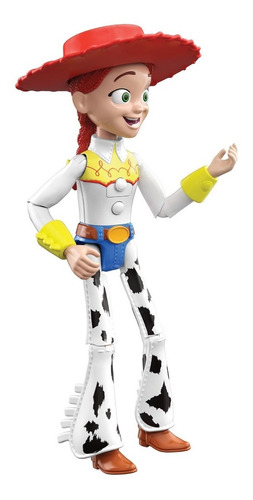 Imagen 2 de 6 de Figura Jessie La Vaquera Toy Story 4, Frases En Español