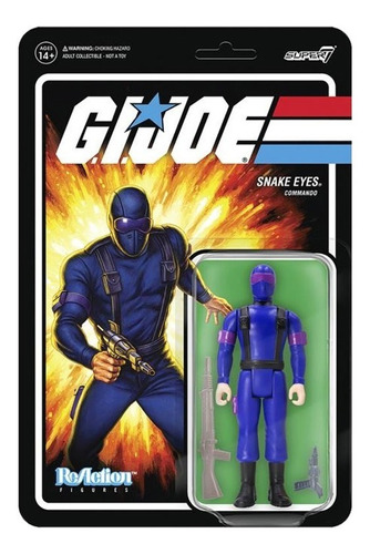 Gi Joe Reaction Snake Eyes Super 7 - Tierra Prima