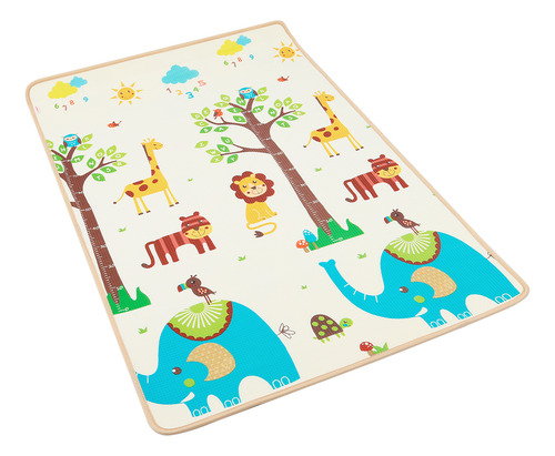 Alfombra Carestino Antigolpes Reversible 120x180 Jungla
