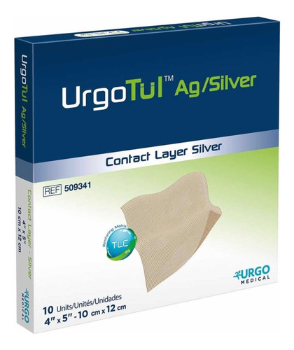Aposito Urgotul Ag/silver 10 Unidades 