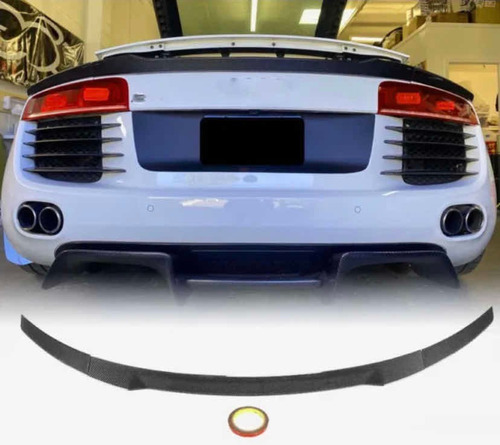 Spoiler Alerón Fibra Carbono Audi R8 2008 2009 2010 A 2015