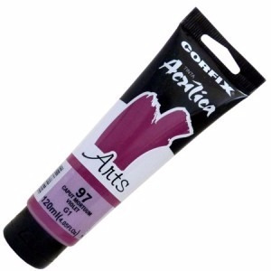 Tinta Acrílica Corfix Arts 120ml 97 Caput Mortuum Violet G1