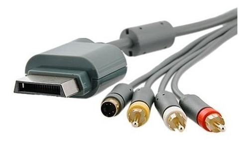 Cable Compuesto S-video Y Av Para Xbox 360 180cm 1,80mt