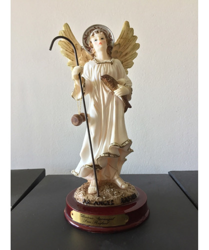 Figura De San Rafael De 20 Cms Perfecto Estado 