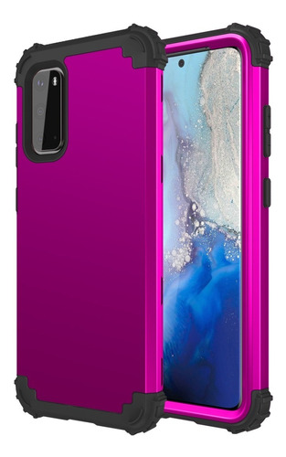 Funda Case Sumsung S20/s20 Plus/s20 Ultra Uso Rudo 3 En 1