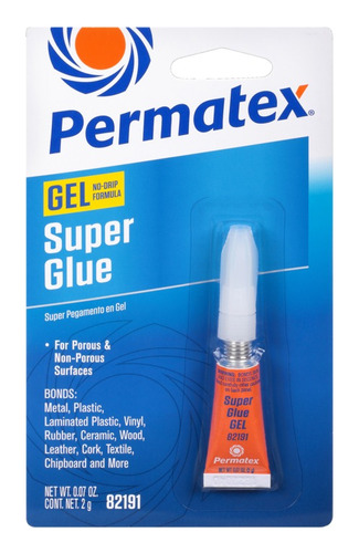 Pegamento En Gel Permatex Super Glue 2g