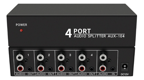 Divisor De Audio, 1 Entrada Y 4 Salidas, Divisor De Audio Es