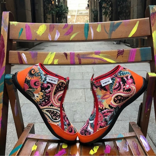 Imagen 7 de 9 de Zapatillas Botita Te Para Tres Diseños Modernos 2 Cierres