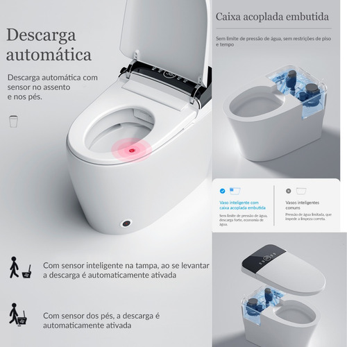 Vaso Sanitário Inteligente Mais Completo - Luxo