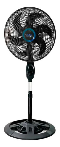 Ventilador De Coluna 3 Velocidade De Chão Turbo Vento Forte Cor Da Estrutura Preto Cor Das Pás Preto Diâmetro 47 Cm Frequência 60hz Material Das Pás Plástico Quantidade De Pás 6 220v