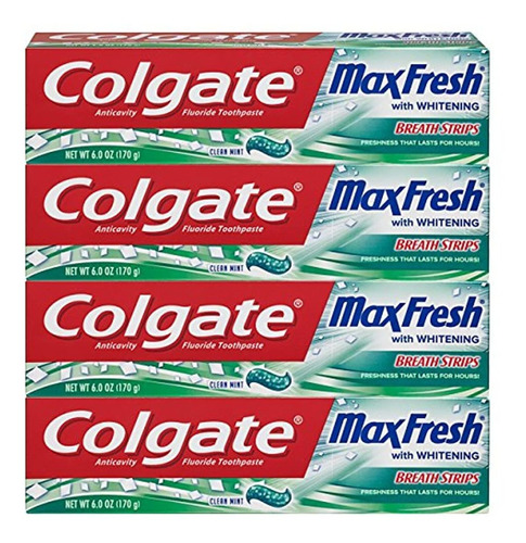Colgate Max Fresh Whitening Pasta Dental Blanqueadora Con Ti
