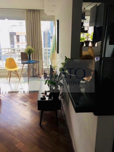Imagem 3 de 10 de Apartamento Com 2 Dormitórios E Terraço, Piscina, Fitness, Playground, Perto Da Paulista, 1 Vaga - Em47714