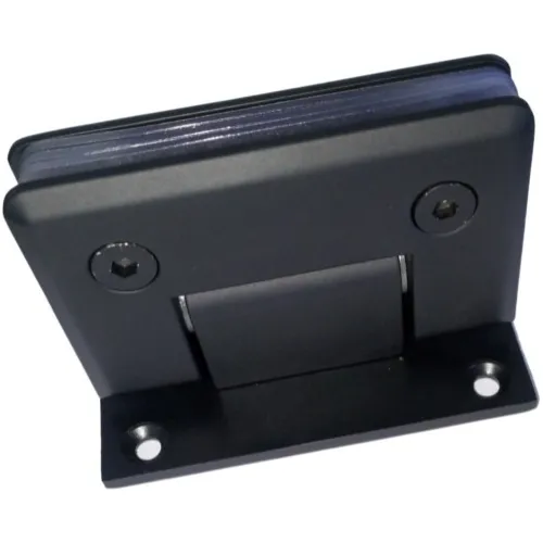 Bisagra Pared Vidrio Negra