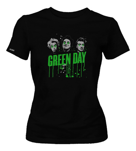 Camiseta Dama Mujer Green Day Banda Rock Punk Dbo2