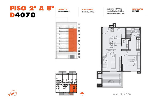 Increible 2 Ambientes A Estrenar En Venta - Chacarita