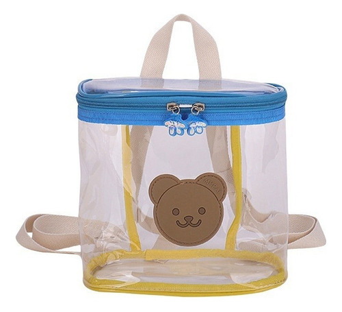 Mochila Impermeable Transparente Con Dibujos Animados De Conejos Para Niños