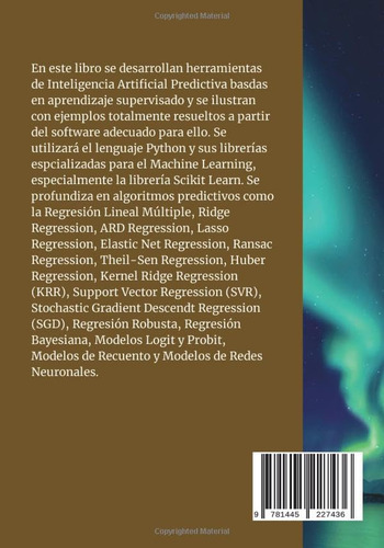 Inteligencia Artificial Predictiva. Algoritmos De Aprendizaj