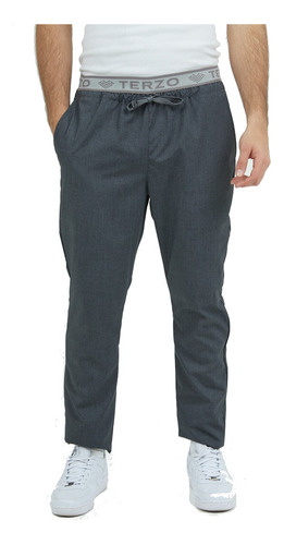 Pantalon Medico Terzo* Unisex Brand Gris Melange Arciel