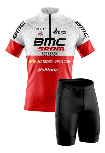 Conjunto Camisa Bermuda Ciclismo Bmc Absolute Bike