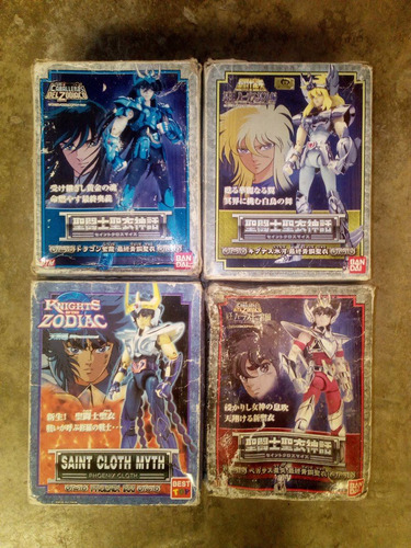 Cajas Y Blisters De Caballeros Del Zodiaco Myth Cloth (Usado)
