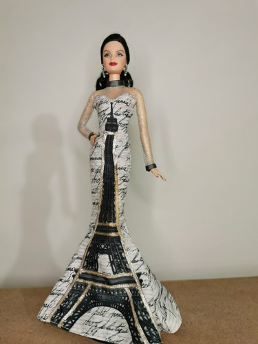 Barbie Torre Eiffel Monumentos Muñeca Del Mundo Colección 