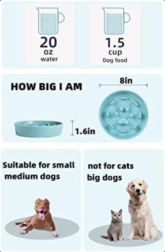 Cuencos Para Perros De Alimentación Lenta, Cuenco De Cerámic