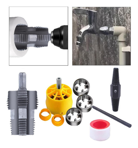Kit De Enhebrador De Tubos De Pvc Con Removedor De Alambre