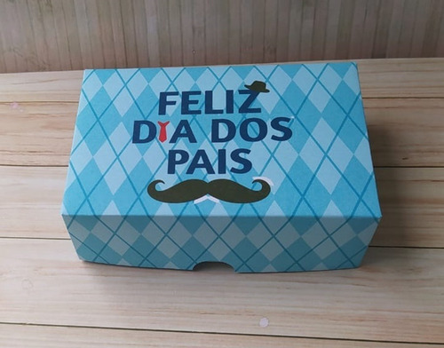 Imagem 2 de 2 de 10 Caixas Lembrança Dia Dos Pais 6 Doces