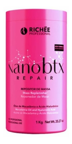 Nanobotx Richee 1 Kilo+alisado Argan E Ojon 3 Pasos 250gr