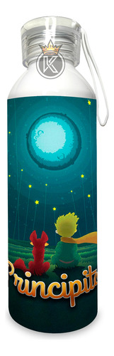 Botella De Agua Principito - Aluminio 750ml - Estampaking