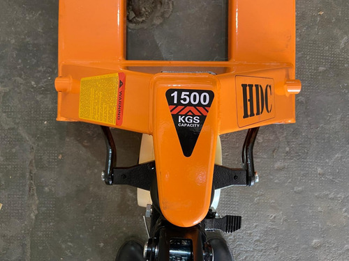Zorra Hidráulica 1500 Kg Reforzada Manual Pallet Negro