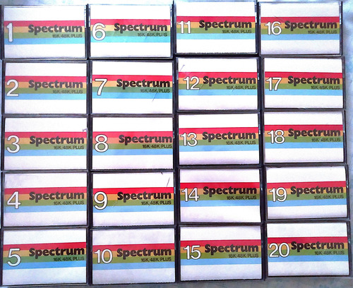Cassetes Uso Datasete Para Spectrum 2000 (Usado)