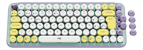 Teclado Mecanico Logitech Pop Keys Menta Emojis Day Dream Color Del Teclado Daydream Idioma Español España