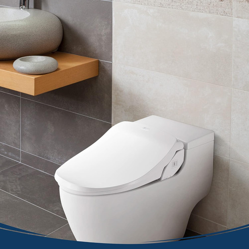 Asiento De Inodoro Inteligente Bio Bidet Slim Two En Blanco