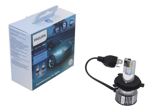 Set X2 Lampara Led H4 (11342) 12v 24v 24w P43t Philips