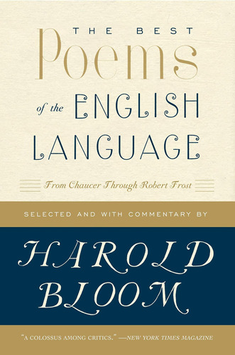 Libro The Best Poems Of The English Language En Ingles