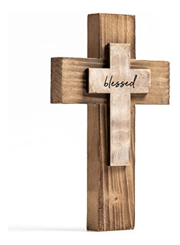 Cruces Y Crucifijos De Pared Cruz De Madera Para Pared, Cruz