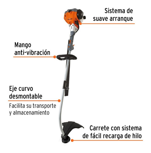 Desbrozadora A Gasolina 1 Hp Incluye Hilo Y Aceite