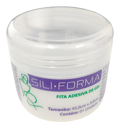 Fita De Gel Para Cicatrizes E Quelóides 35cmx3cm Siliforma