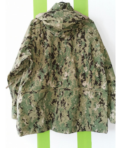 Chamarra Parka Us Navy Aor2 Gore-tex Large-regular. Leer (Usado)