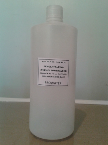 Imagen 4 de 4 de Indicador De Fenolftaleina Para Análisis Ácido - Base.